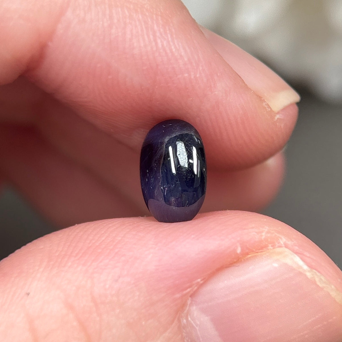 2,37ct Natural Blue Cacbochon Sapphire Viet Nam. No Treatment Sapphire Luc Yen.