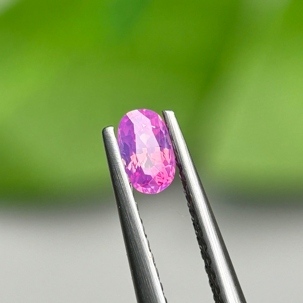 0,33ct Natural Pink Milky Sapphire Vietnam. Cushion Shape. No Treatment Milky Sapphire Luc Yen.