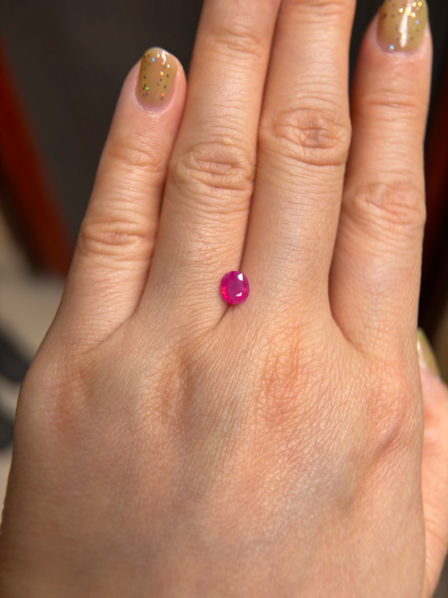 0.86ct Natural Milky Ruby Vietnam
