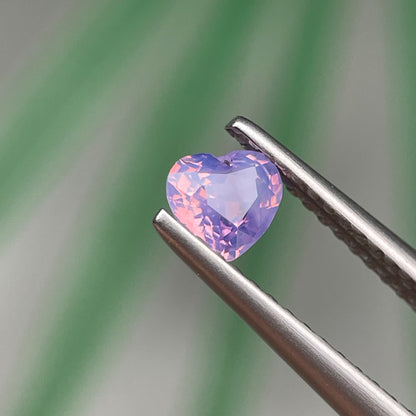 0.41ct Natural Milky Orangish Purple Sapphire Vietnam