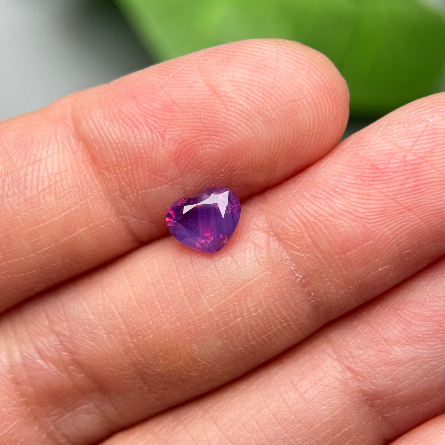 1.01ct Natural Pinkish Purple Milky Sapphire Vietnam.