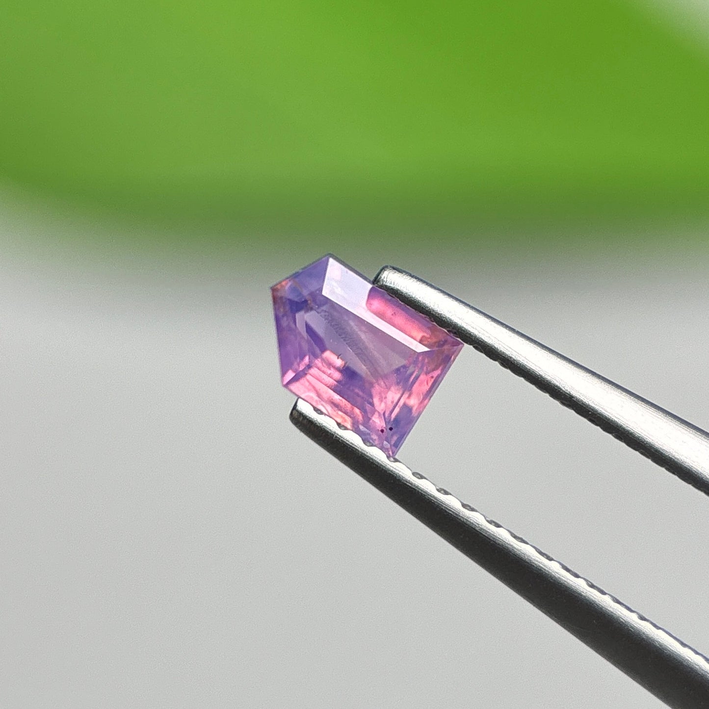 0.62ct Natural Pinkish Purple Sapphire Vietnam. No treatment.