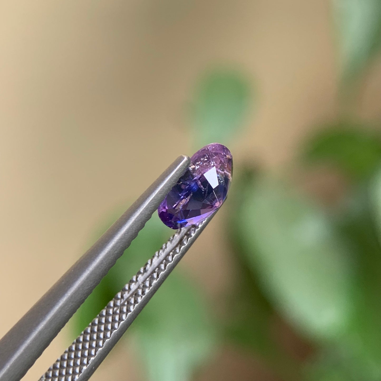 1.21ct Natural Purple Milky Sapphire Vietnam.