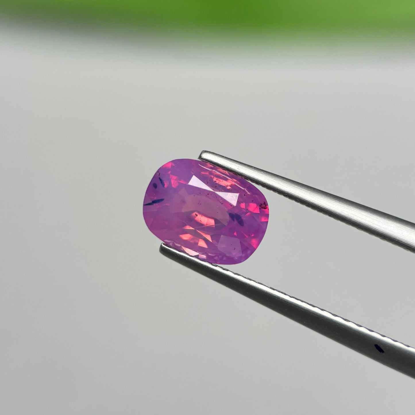 2.52ct Natural Purplish Pink Milky Sapphire Vietnam.