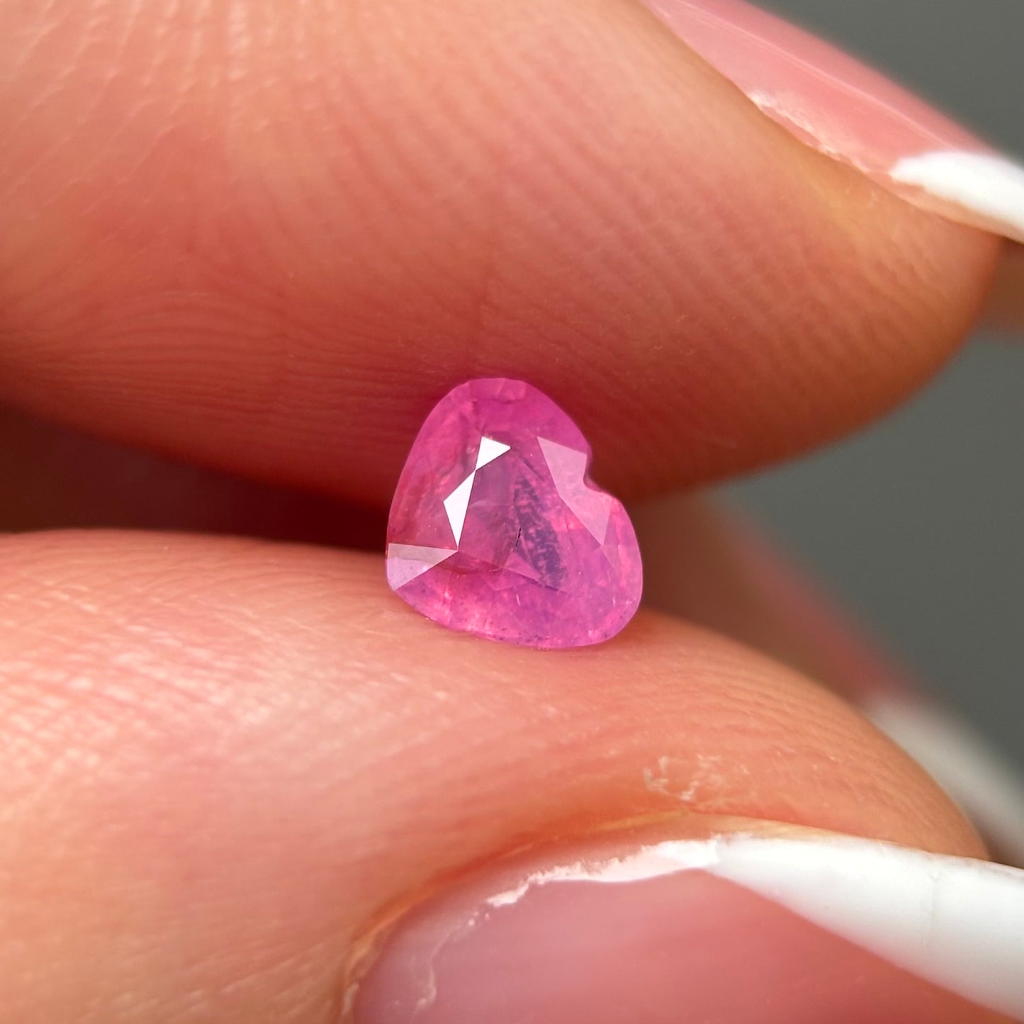 0.56ct Natural Milky Padparadscha Sapphire Vietnam