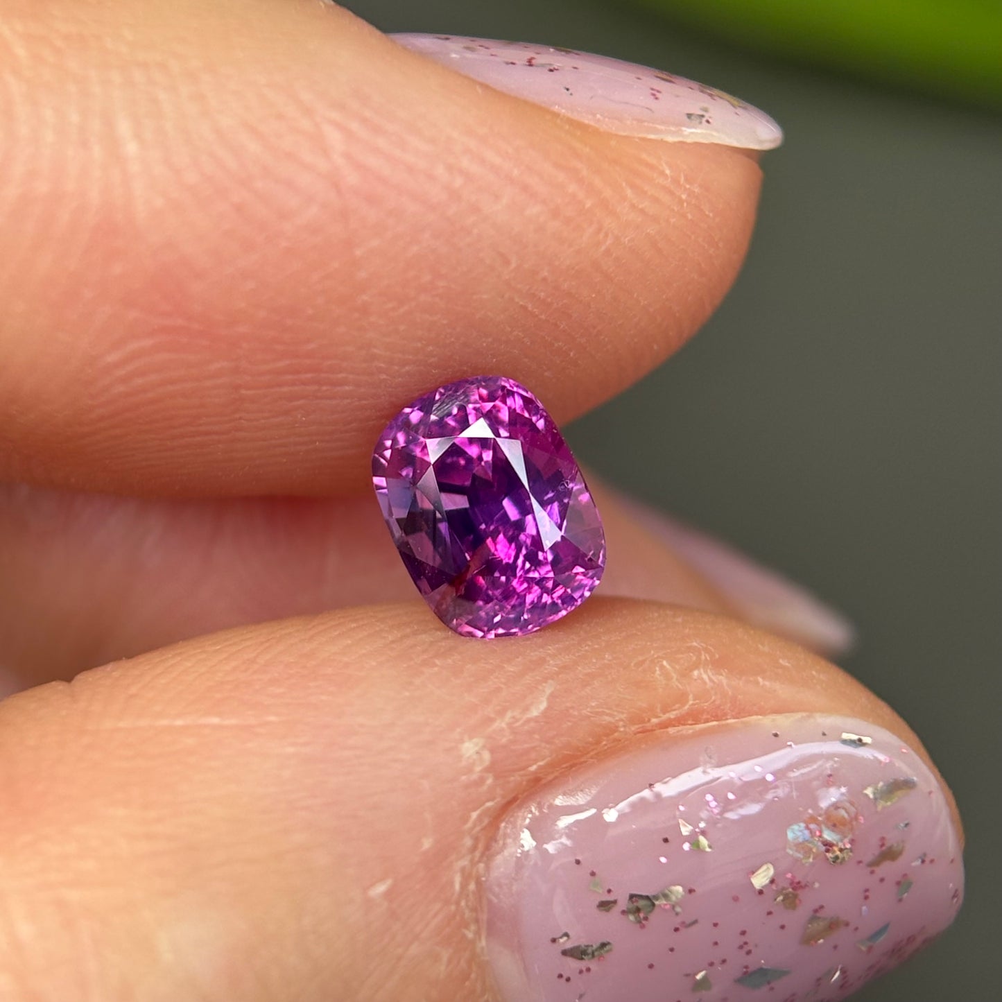 1.20 ct Natural Purple Milky Sapphire Vietnam
