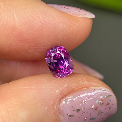 1.20 ct Natural Purple Milky Sapphire Vietnam