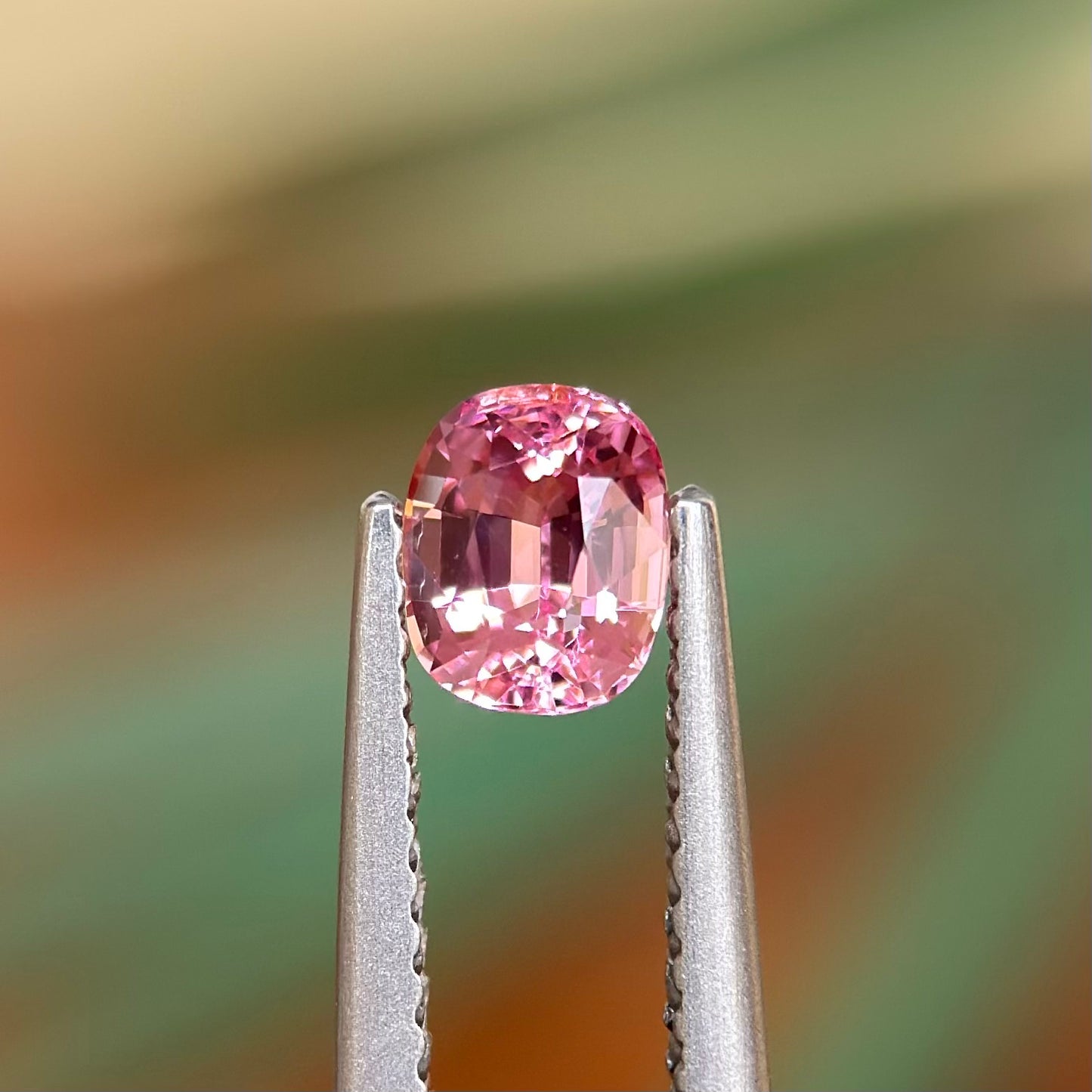0.61 ct Natural Pink Spinel Vietnam. Cushion Shape. No Treatment.
