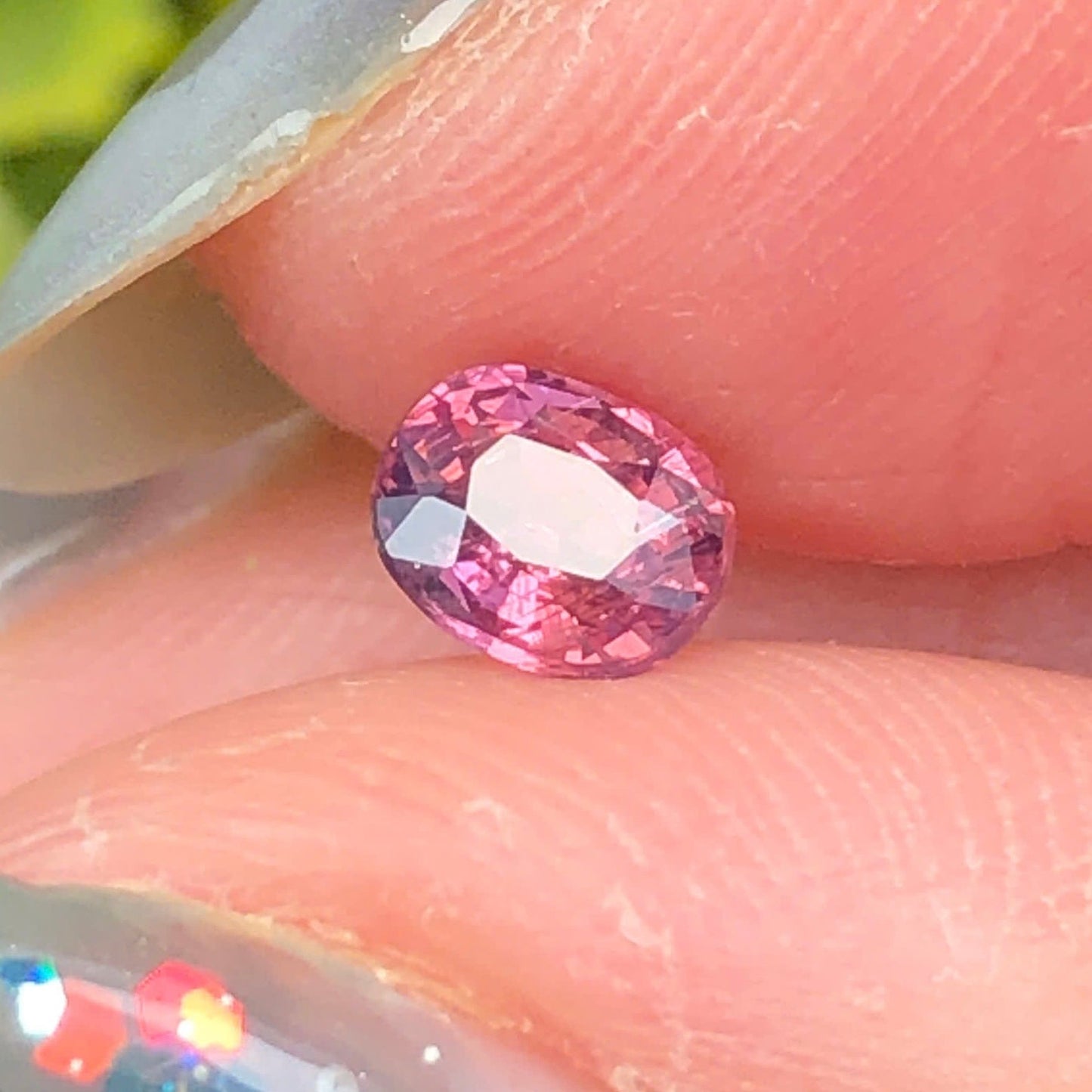 0,38ct Natural Purple Spinel Vietnam. Cushion Shape. No Treatment Spinel Luc Yen.