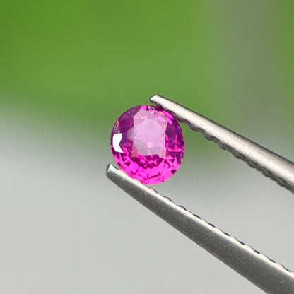 0.27 ct Natural Purple Milky Sapphire Vietnam. Oval Shape. No Treatment.