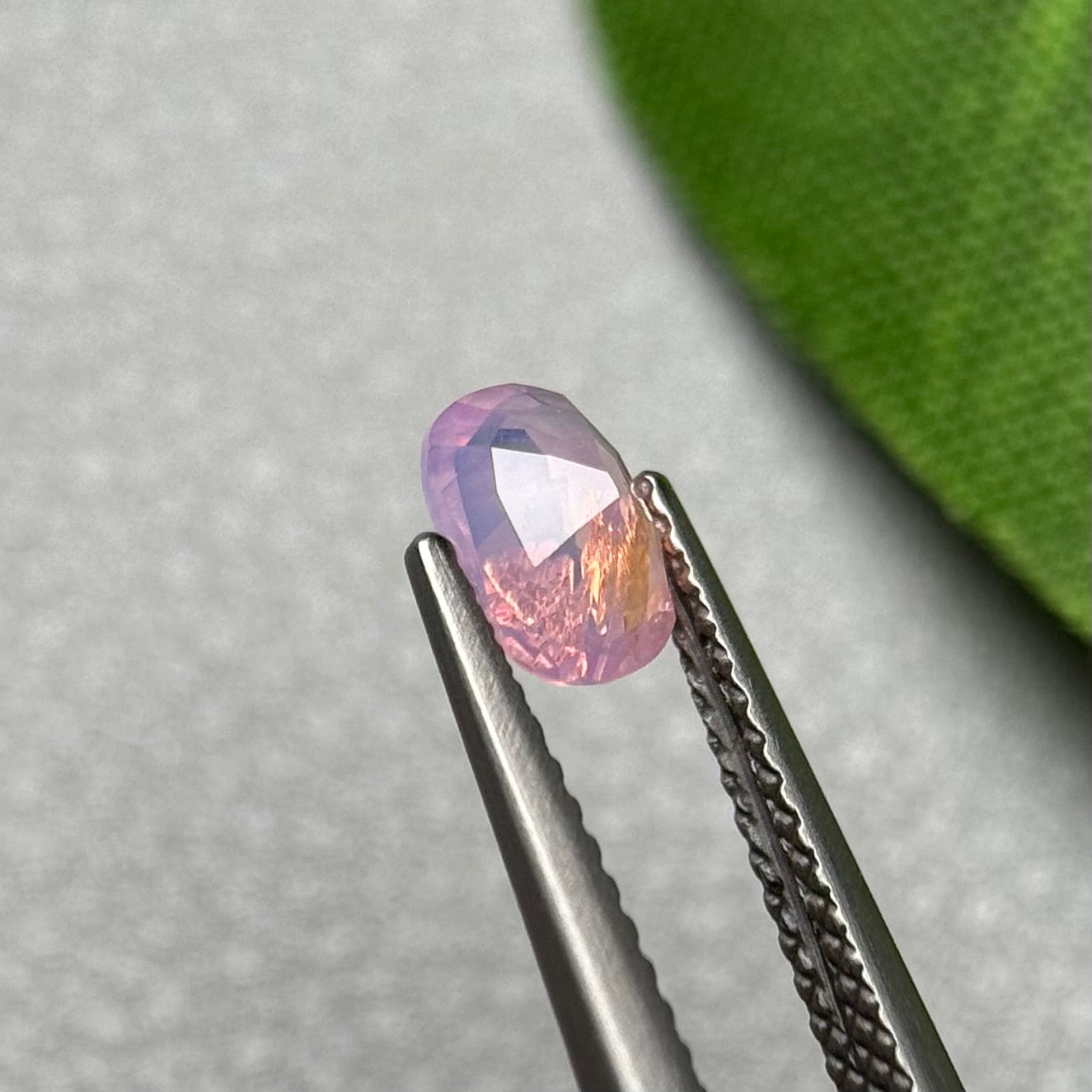0.81ct Natural Pink Milky Sapphire Vietnam.