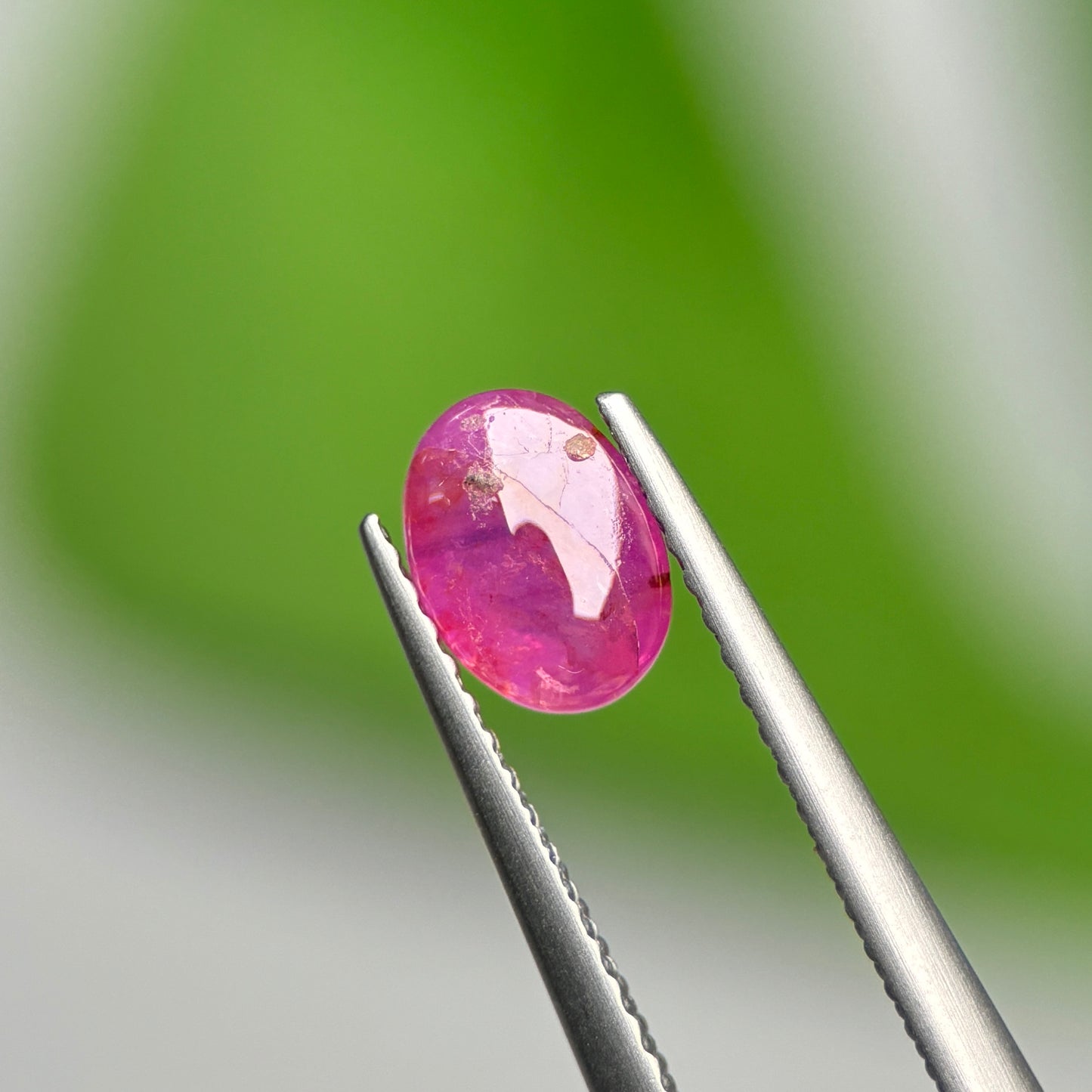 1.12ct Natural Pink Cacbochon Sapphire Viet Nam. No treatment.