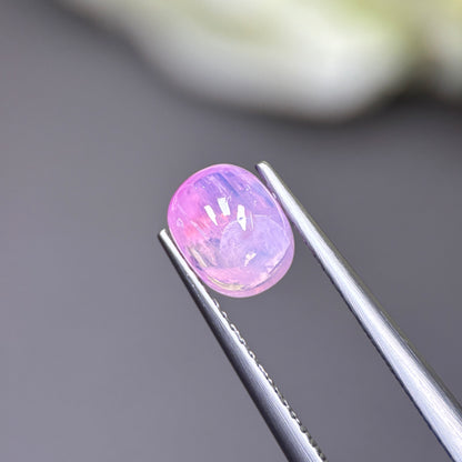 1.50ct Natural Pink Cacbochon Sapphire Viet Nam. No treatment.