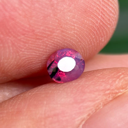 0.52 ct Natural Purplish Pink Milky Sapphire Vietnam. Cushion Shape. Unheat.