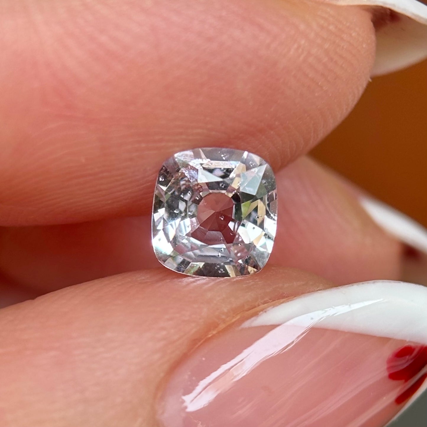 0.81ct Natural White Spinel Vietnam
