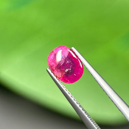 2.13ct Natural Ruby Cacbochon Viet Nam. No treatment Ruby Luc Yen.