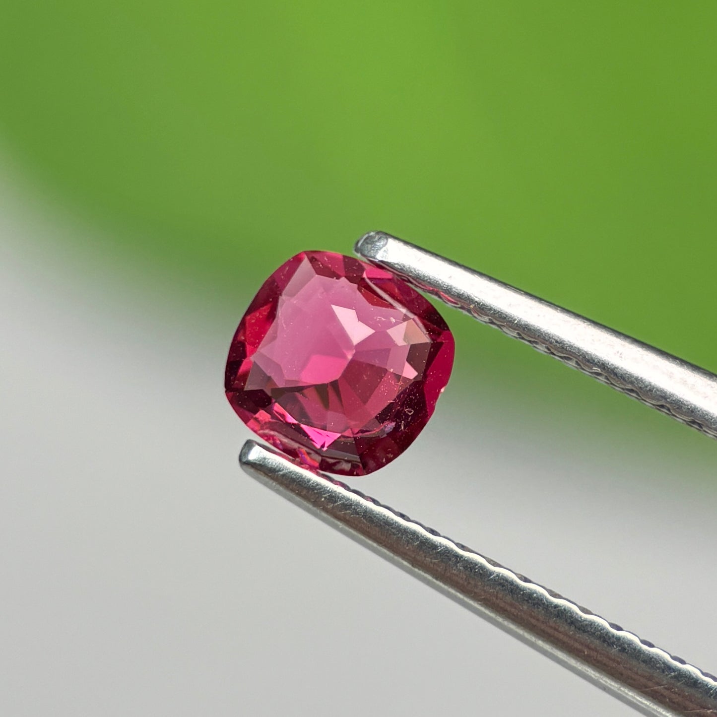 0.58 ct Natural Brownish Red Spinel Vietnam. Cushion Shape. No Treatment.
