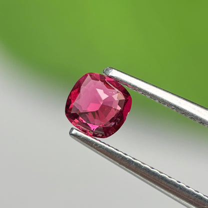 0.58 ct Natural Brownish Red Spinel Vietnam. Cushion Shape. No Treatment.