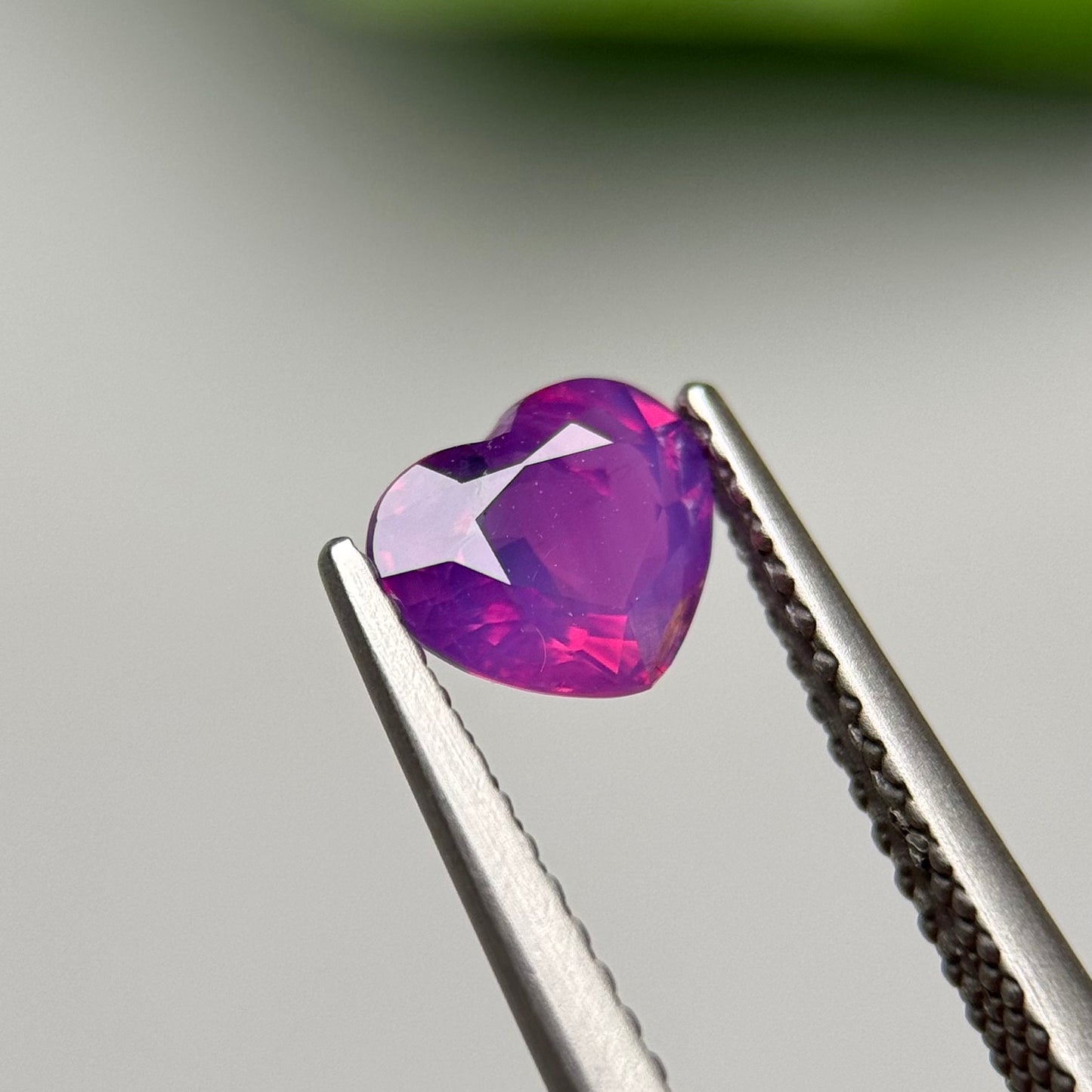1.01ct Natural Pinkish Purple Milky Sapphire Vietnam.