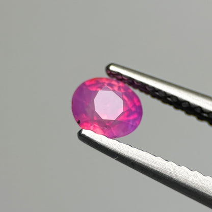 0.46 ct Natural Pink Milky Sapphire Vietnam. Cushion Shape.