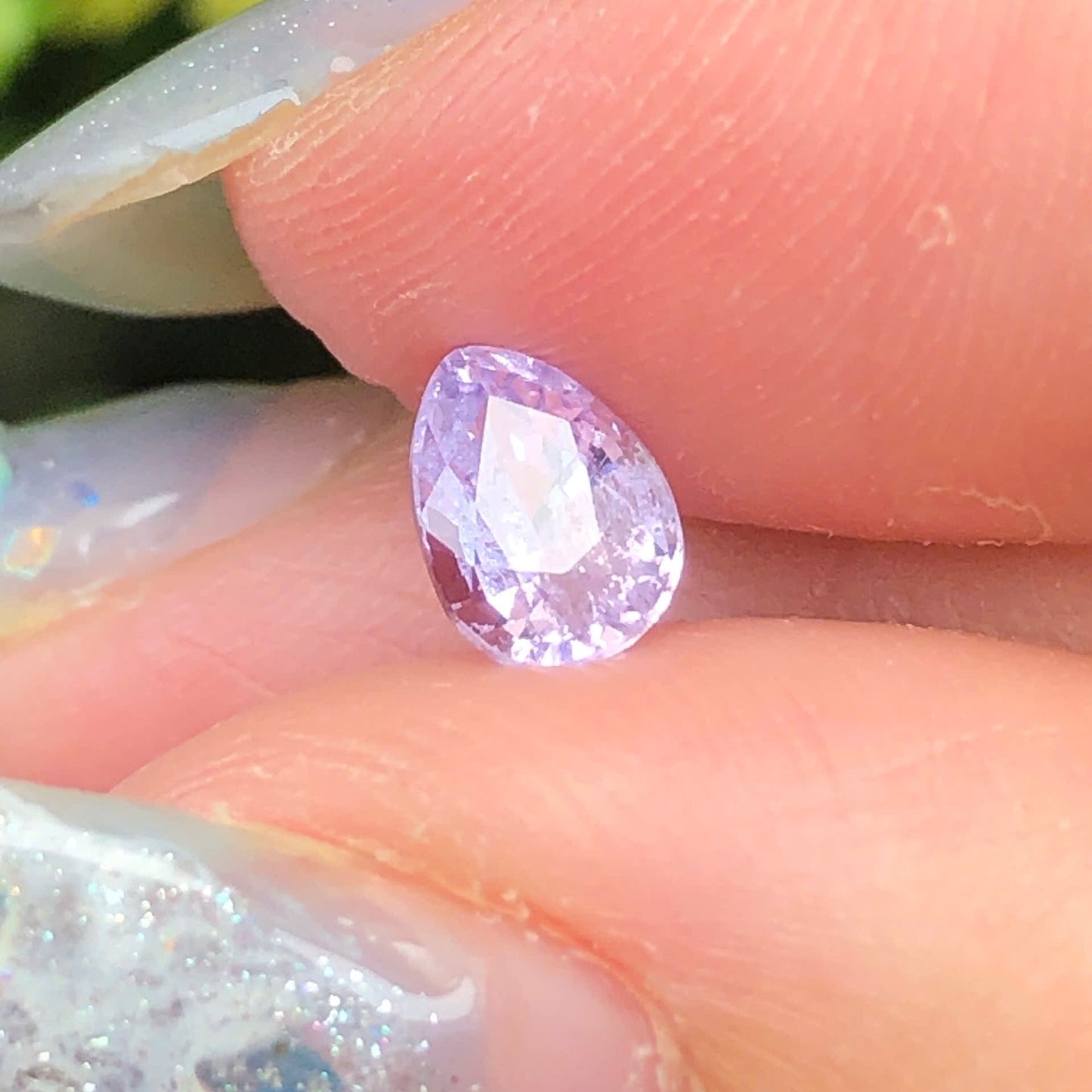 0,71ct Natural Light Purple Spinel Viet Nam. Pear Shape. No Treatment Spinel Luc Yen.