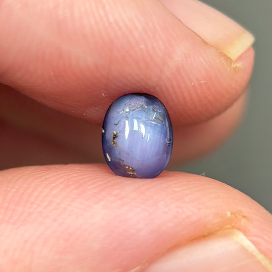 1,22ct Natural Blue Milky Cacbochon Sapphire Viet Nam. No Treatment Sapphire Luc Yen.