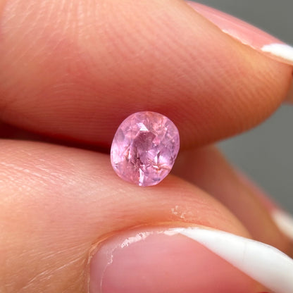 0.70ct Natural Milky Pink Sapphire Vietnam