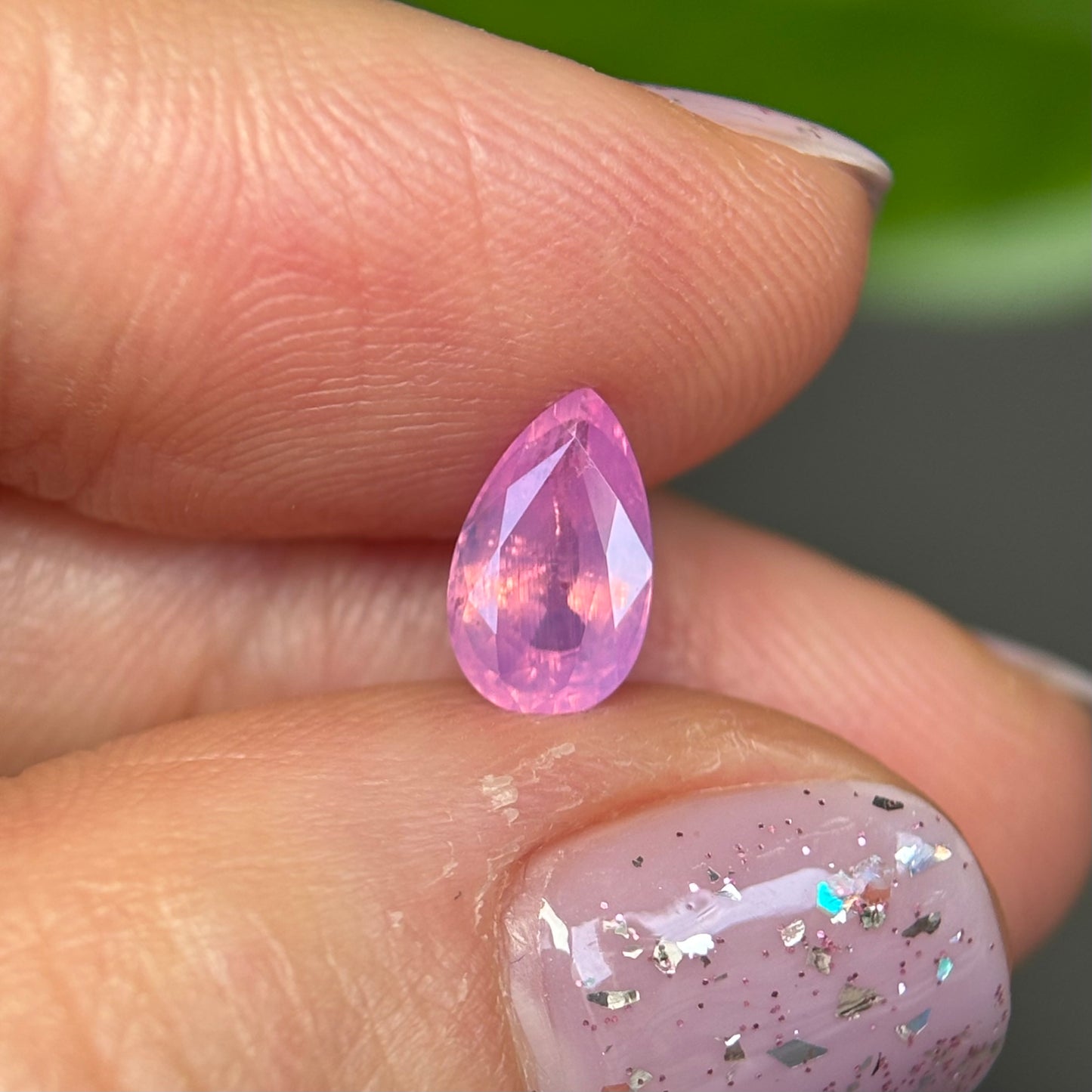 1.15 ct Natural Pink Milky Sapphire Vietnam.