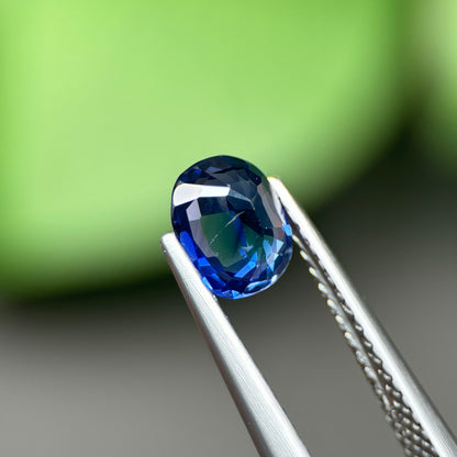 1,11ct Natural Blue Sapphire Vietnam. Cushion Shape. No Treatment Sapphire Luc Yen.