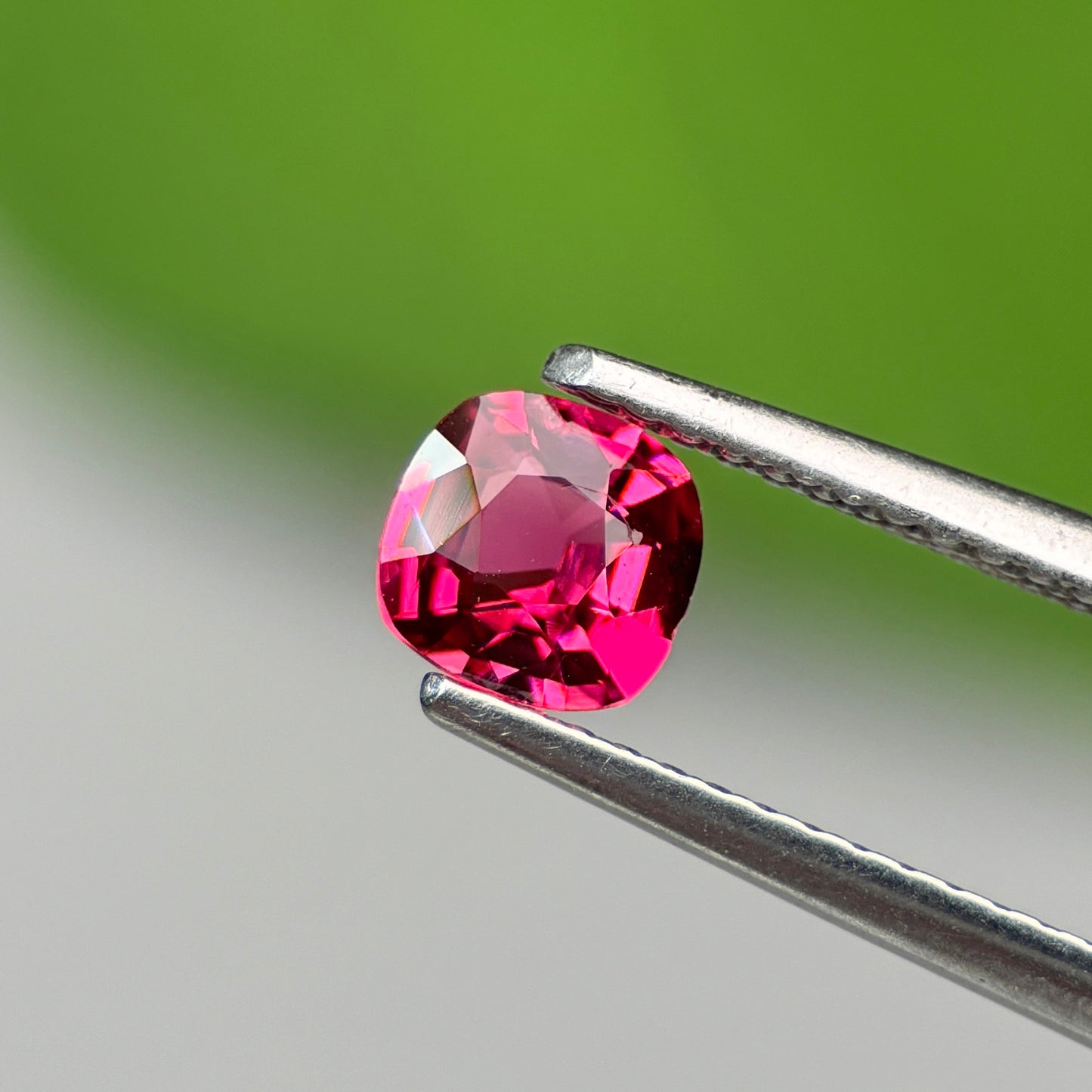 0.58 ct Natural Brownish Red Spinel Vietnam. Cushion Shape. No Treatment.