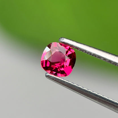 0.58 ct Natural Brownish Red Spinel Vietnam. Cushion Shape. No Treatment.