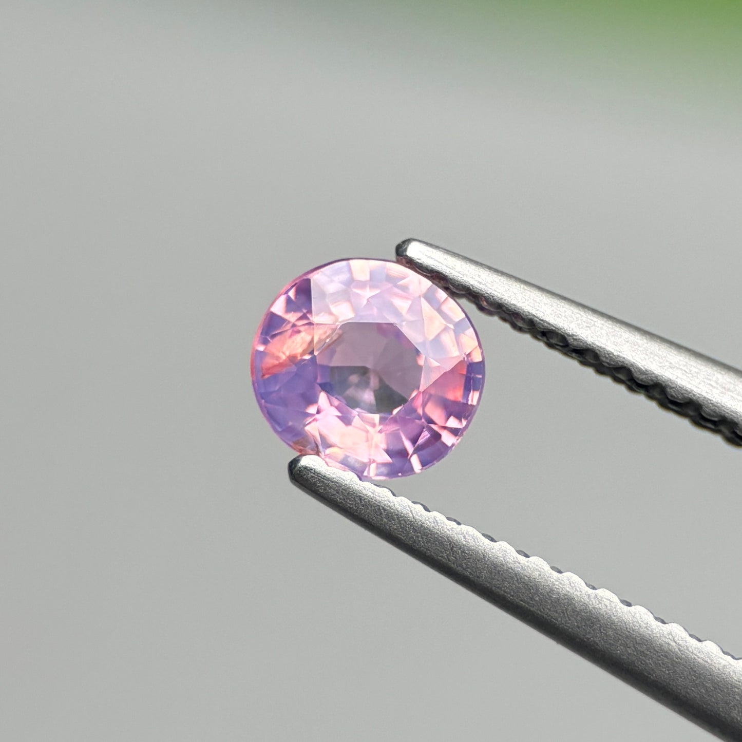 0.61 ct Natural Pink Milky Sapphire Vietnam. Cushion Shape.