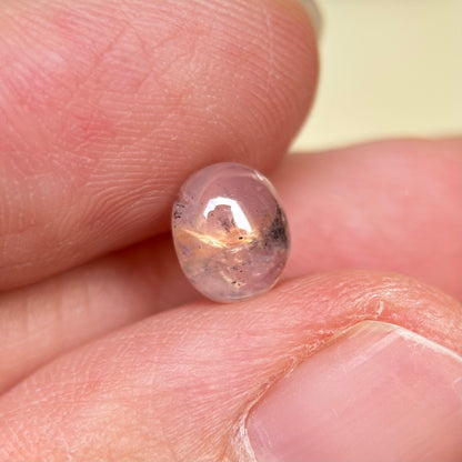1.81 ct Natural Lite Brow Sapphire Viet Nam. Cacbochon Cut. No treatment.