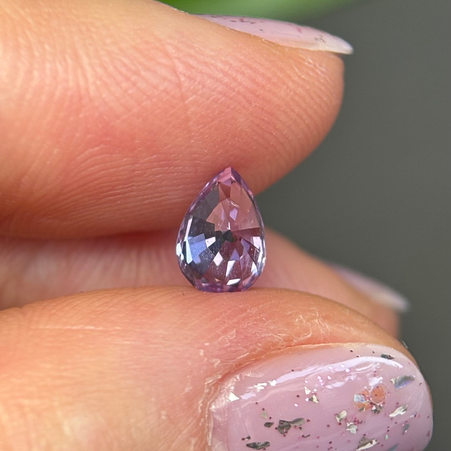 1.09 ct Natural Purple Milky Sapphire Vietnam.