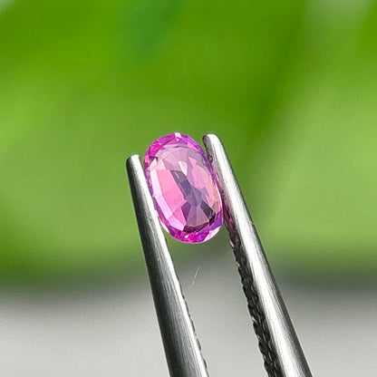 0,33ct Natural Pink Milky Sapphire Vietnam. Cushion Shape. No Treatment Milky Sapphire Luc Yen.