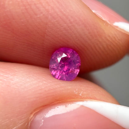 0.30ct Natural Milky Pink Sapphire Vietnam