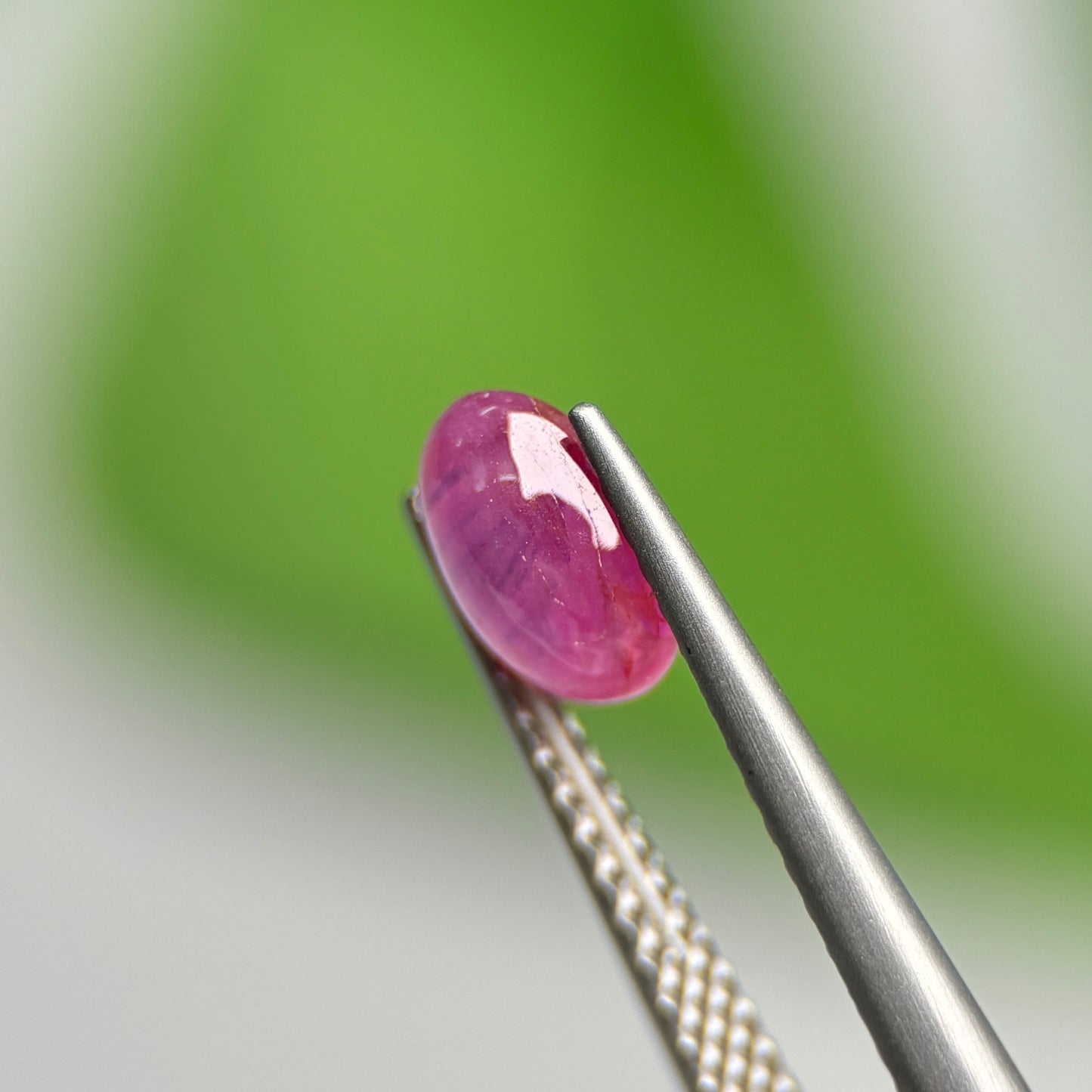1.12ct Natural Pink Cacbochon Sapphire Viet Nam. No treatment.