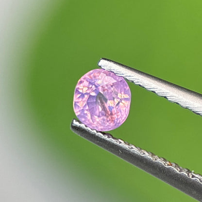0.37 ct Natural Pink Milky Sapphire Vietnam. Cushion Shape. No Treatment.