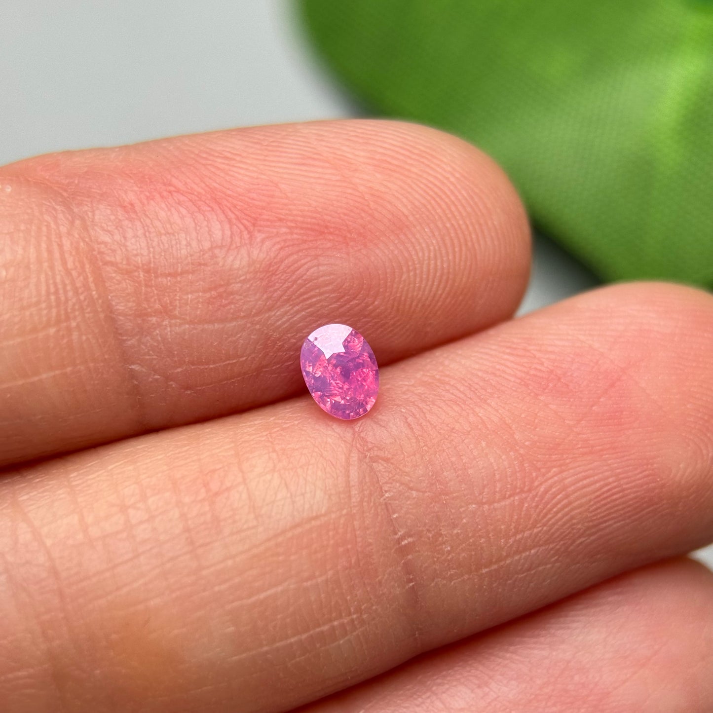 0.37ct Natural Pink Milky Sapphire Vietnam.