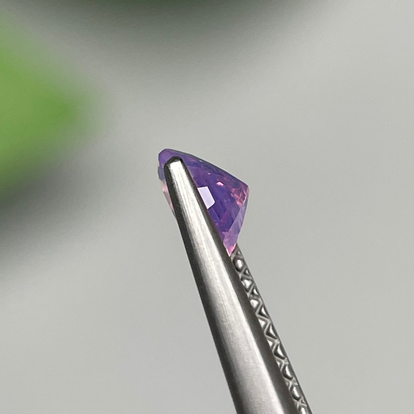 0.49ct Natural Orangish Purple Milky Sapphire Vietnam