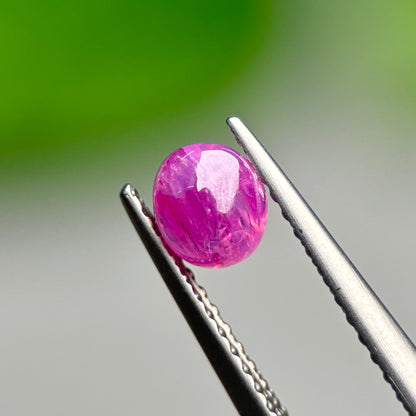 0,73ct Natural Pink Cacbochon Sapphire Viet Nam. No Treatment Sapphire Luc Yen.