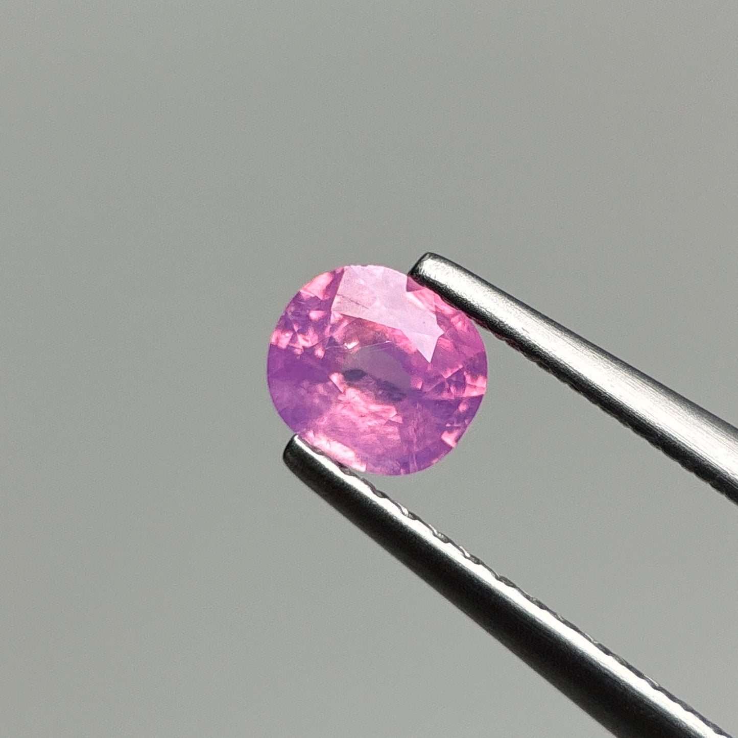 0.47 ct Natural Pink Milky Sapphire Vietnam. Cushion Shape.