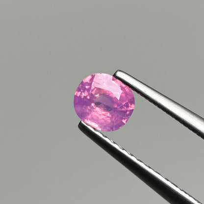0.47 ct Natural Pink Milky Sapphire Vietnam. Cushion Shape.