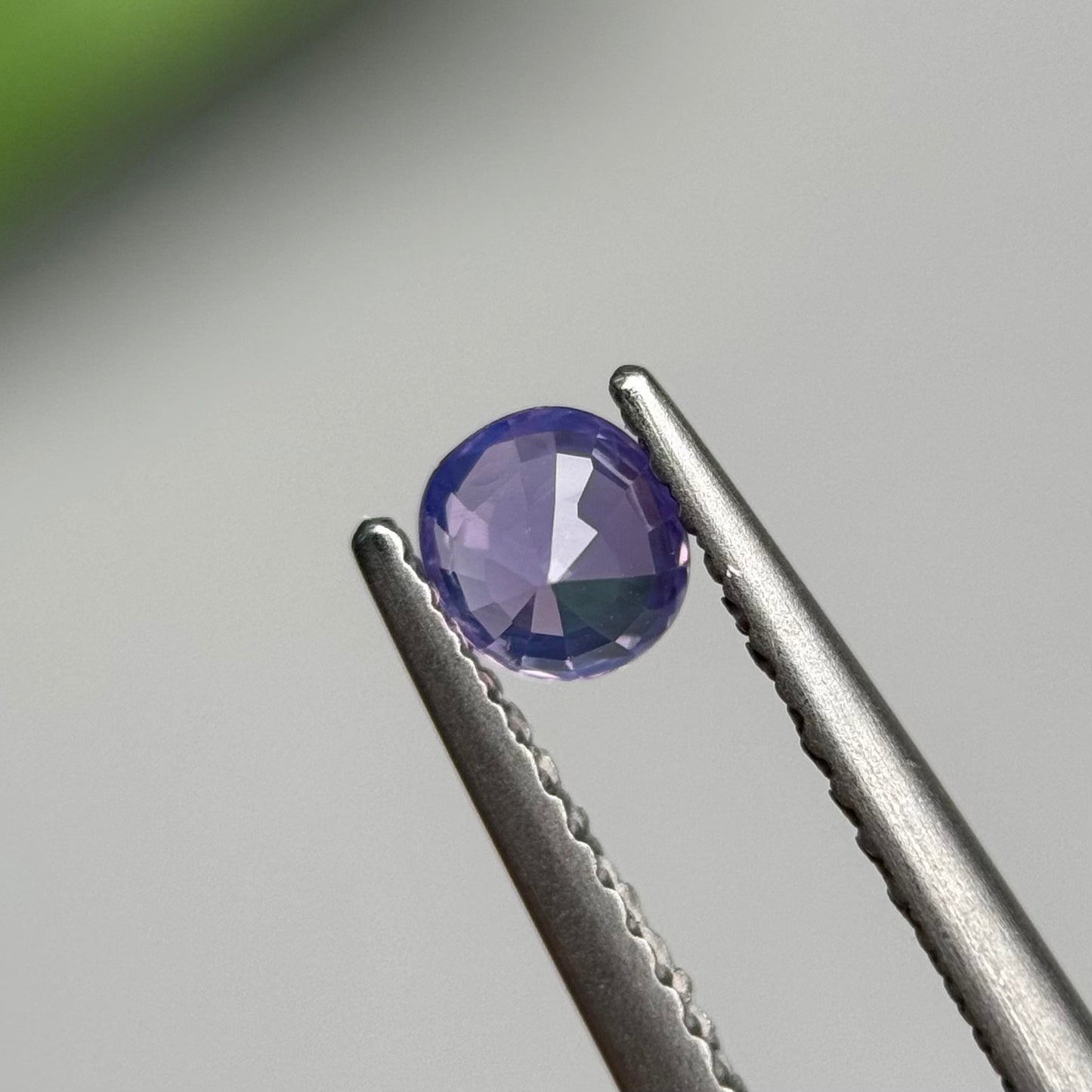 0.43ct Natural Pinkish Purple Milky Sapphire Vietnam.