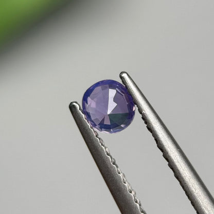0.43ct Natural Pinkish Purple Milky Sapphire Vietnam.