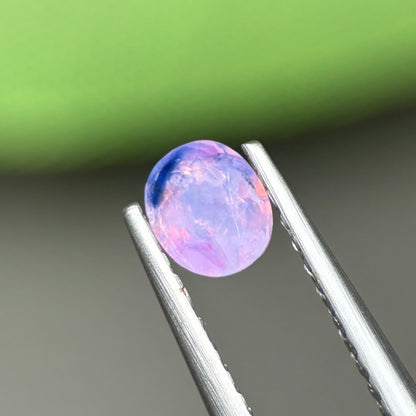 0,41ct Natural Pink Milky Sapphire Vietnam. Cushion Shape. No Treatment Milky Sapphire Luc Yen.