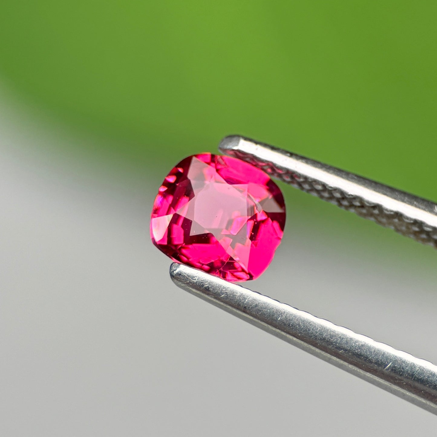 0.58 ct Natural Brownish Red Spinel Vietnam. Cushion Shape. No Treatment.