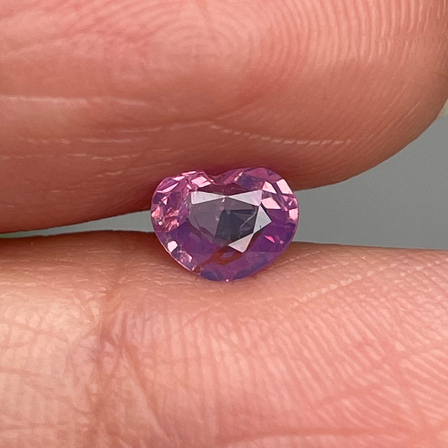 0.52ct Natural Pinkish Purple Milky Sapphire Vietnam