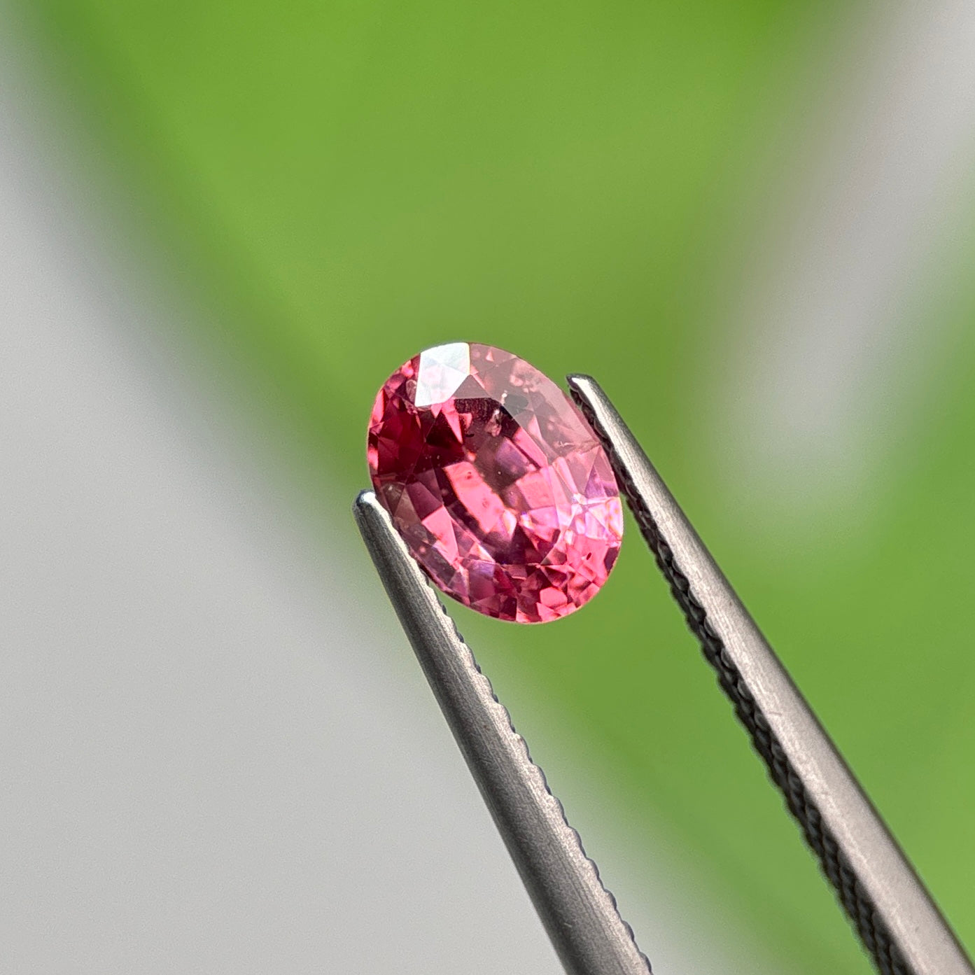 1.26 ct Natural Brownish Pink Spinel Vietnam. Oval Shape. No Treatment.