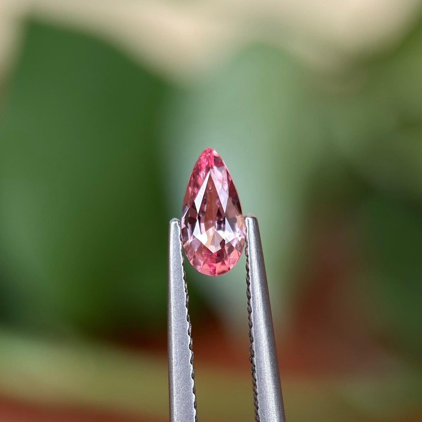 0.49ct Natural Pink Spinel Vietnam. Pear Shape.